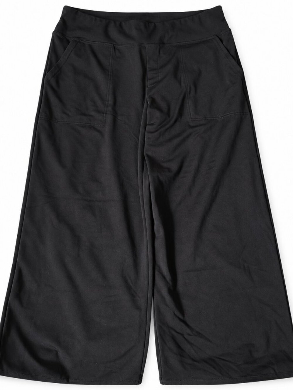 G4Free Black Wide Leg Leggings 2XL 20/22 Pull-On Pockets